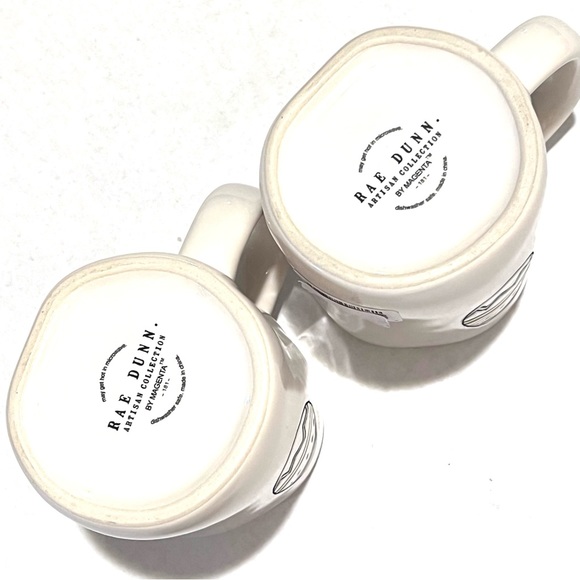 Rae Dunn HAPPY EASTER Ceramic Mug Set White/Green - Picture 9 of 11